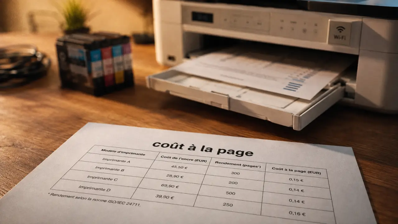 Meilleure imprimante 2025 : jet d’encre multifonction, coût à la page